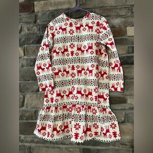 Hanna Andersson Red and White Holiday Nightgown